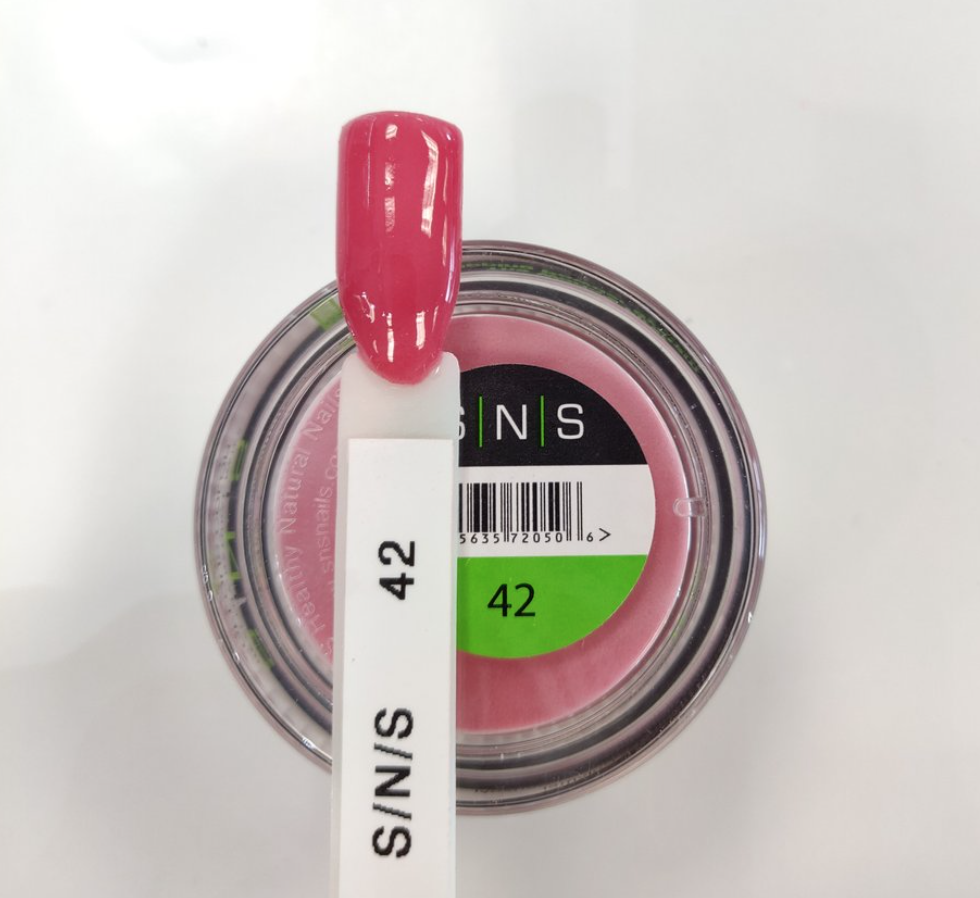 SNS Nails # 42 English Rose 28g (1oz) | Gelous Dipping Powder